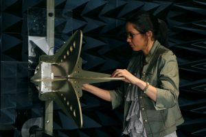 Quad ridge horn anechoic chamber laboratory open boundary low frequency