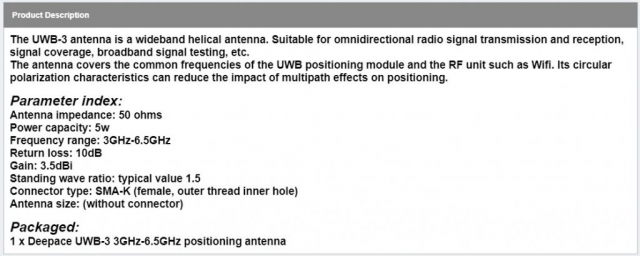 UWB Circularly Polarized Antenna eBay Claims